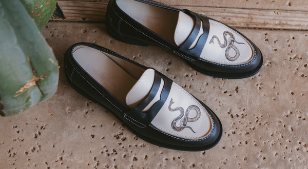 How To Wear Our Printed Wilde Penny Loafers