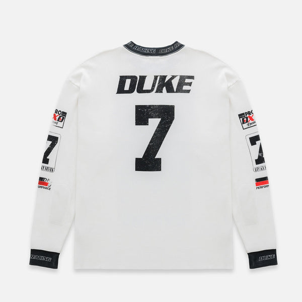 DR3 Motocross Vintage White Waffle Top