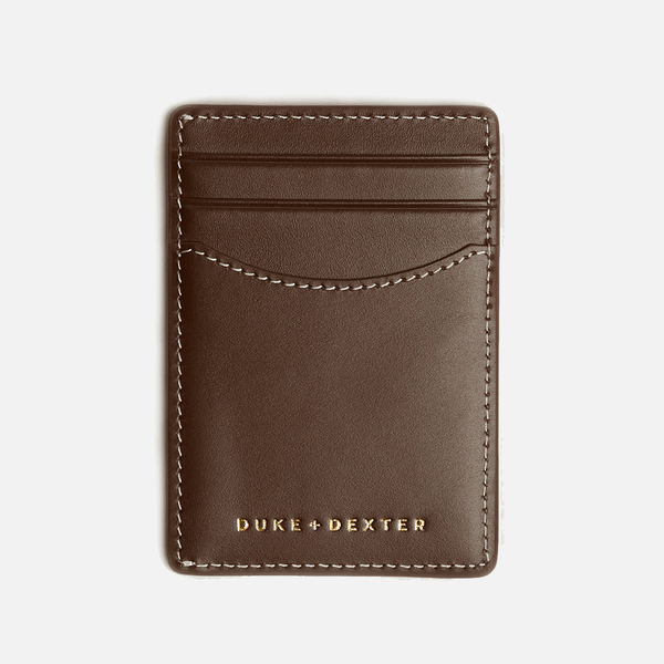 Dean Chestnut Scorpion Card Holder | DUKE + DEXTER