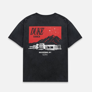 Duke Ranch Vintage Black + Red T-Shirt