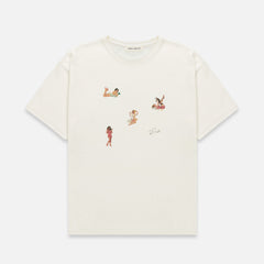 Pin Up III Vintage White T-Shirt