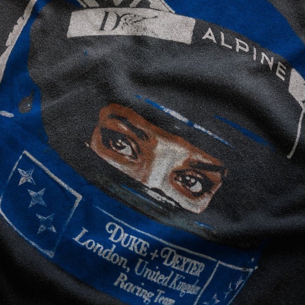 Alpine Formula One Team Helmet Washed Black T-Shirt, view 3