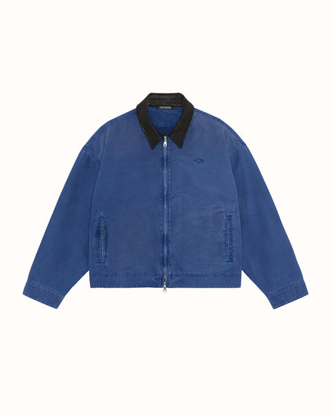 CB Emblem Trucker Blue Jacket, view 2