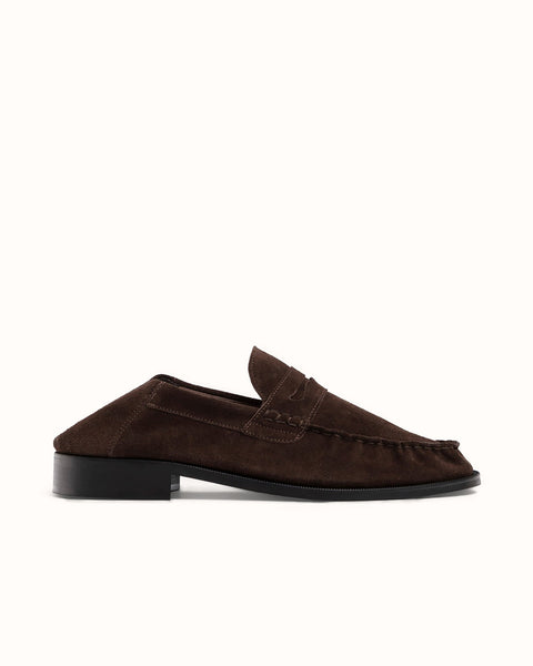 CB Brown Suede Foldable Ruched Loafer - Men's, view 2