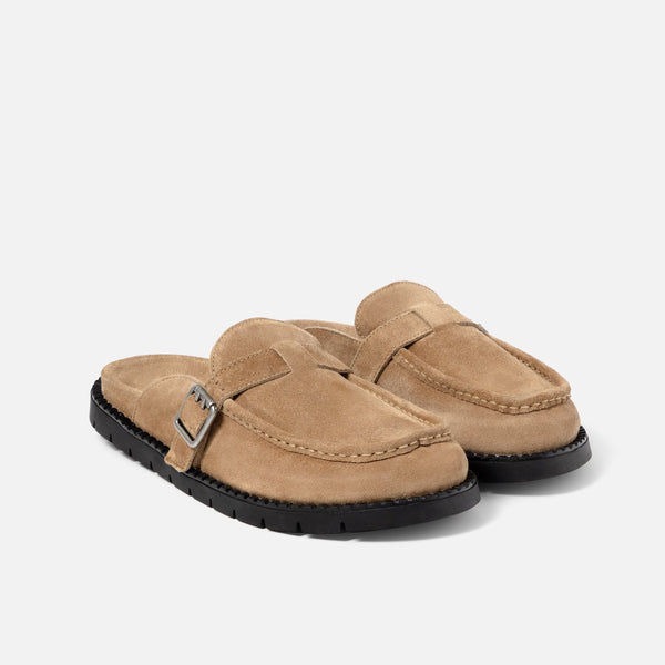 Winston Mocha Suede Mule - Women's | DUKE + DEXTER