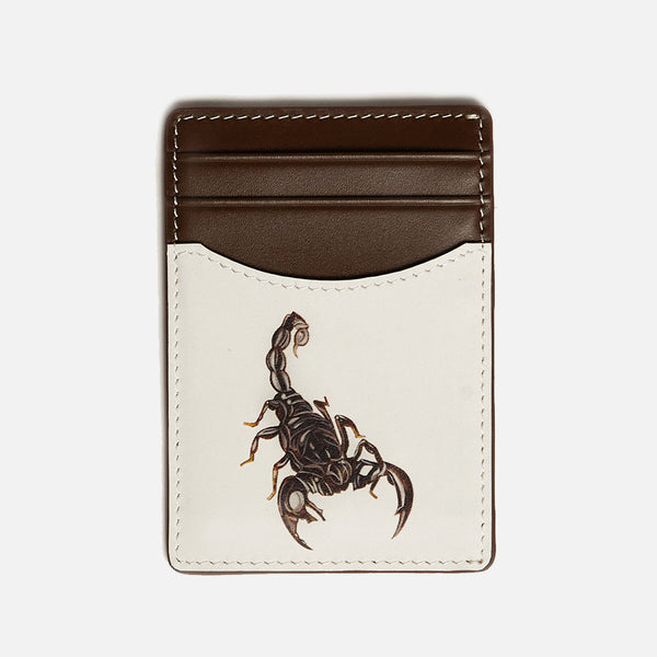 Dean Chestnut Scorpion Card Holder | DUKE + DEXTER
