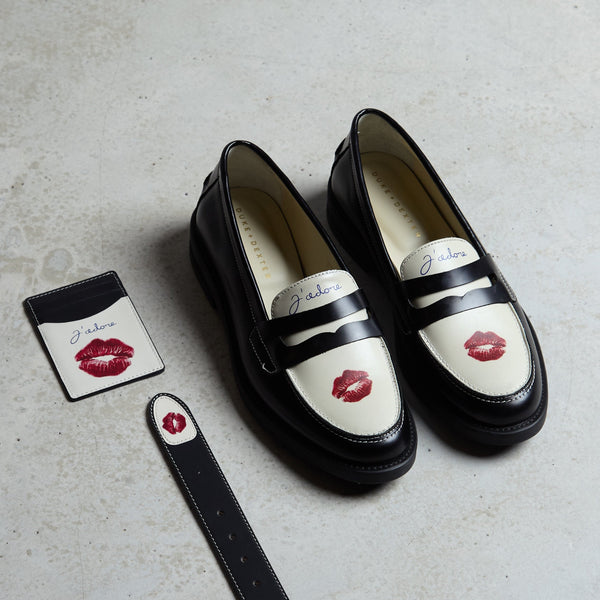 【Duke + Dexter】Wilde Kiss ペニー ローファー WILDE Kiss Printed Penny Loafer - Women's | DUKE + DEXTER
