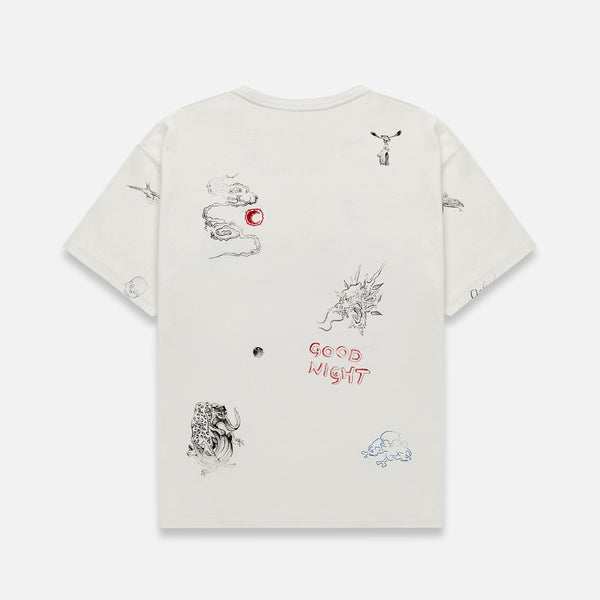 PD Sketch Vintage White T-Shirt