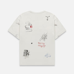 PD Sketch Vintage White T-Shirt