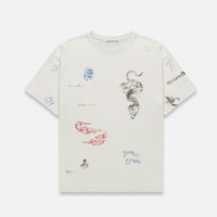 PD Sketch Vintage White T-Shirt