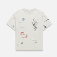 PD Sketch Vintage White T-Shirt