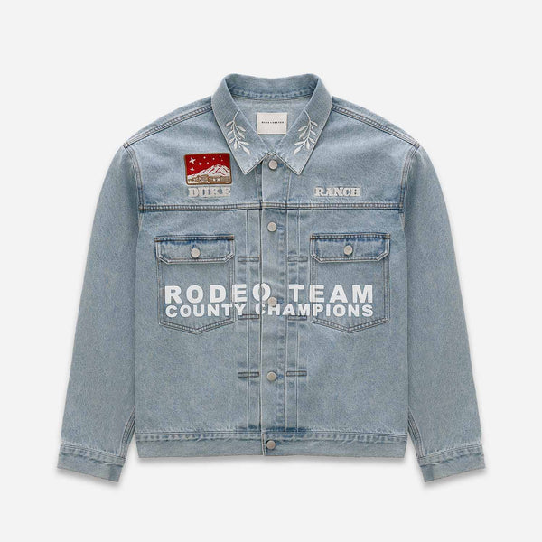 Duke Ranch Wreath Denim Jacket