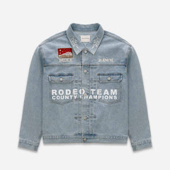 Duke Ranch Wreath Denim Jacket