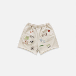 Duke Sketch Ecru Shorts