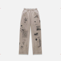 NY Sketch Oat Marl Sweat Pant