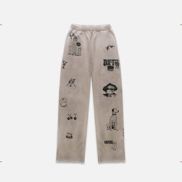 NY Sketch Oat Marl Sweat Pant