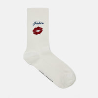 Mia White Kiss Sock - Women's