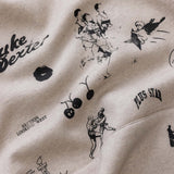 NY Sketch Oat Marl Hoodie