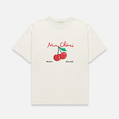 Mon Chéri Vintage White T-Shirt
