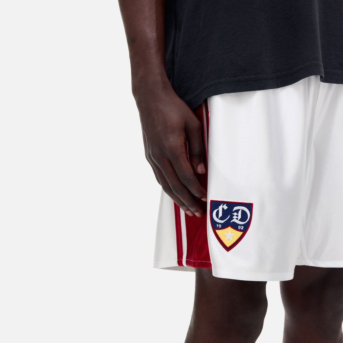 CB Angelo White + Red Shorts