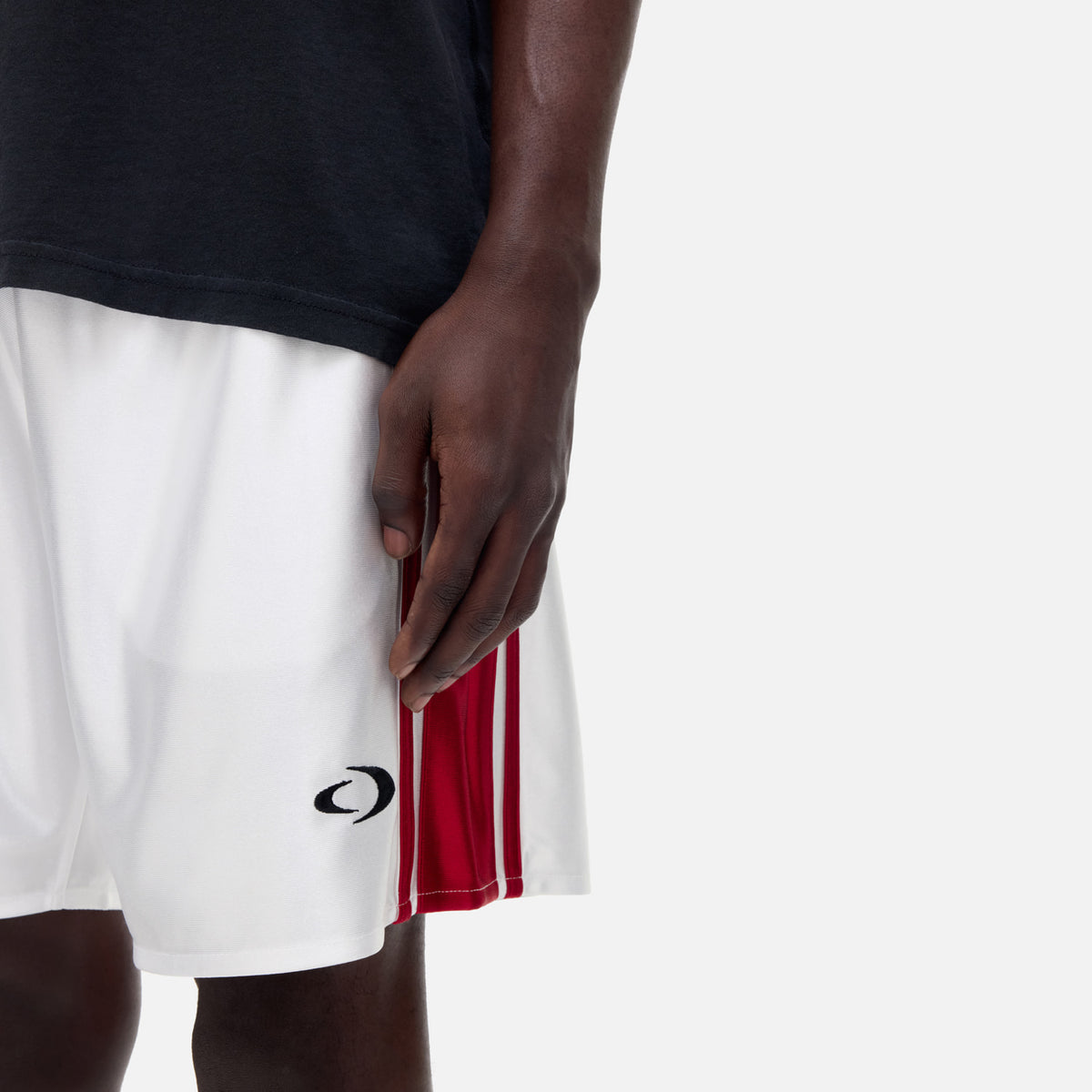 CB Angelo White + Red Shorts