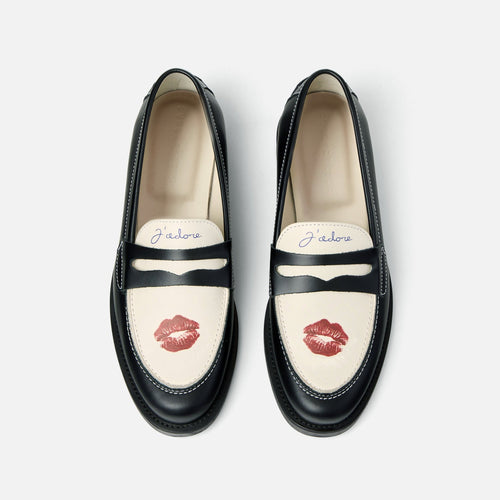 WILDE Kiss Printed Penny Loafer Women's DUKE DEXTER