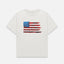 Duke American Flag Vintage White T-Shirt