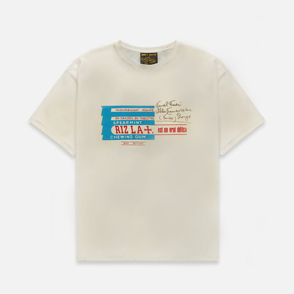 Rizla Gum Stained White T-Shirt