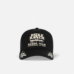 Duke Ranch Black Trucker Cap