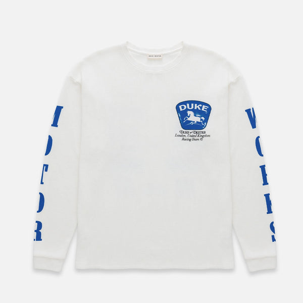 DR3 Sponsors Vintage White Waffle Top