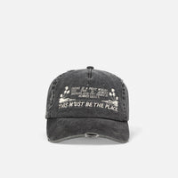 This Must Be The Place Washed Black Cap