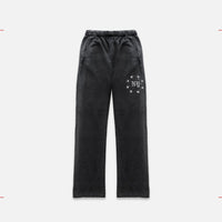 NY Paint Splatter Washed Grey Sweat Pant