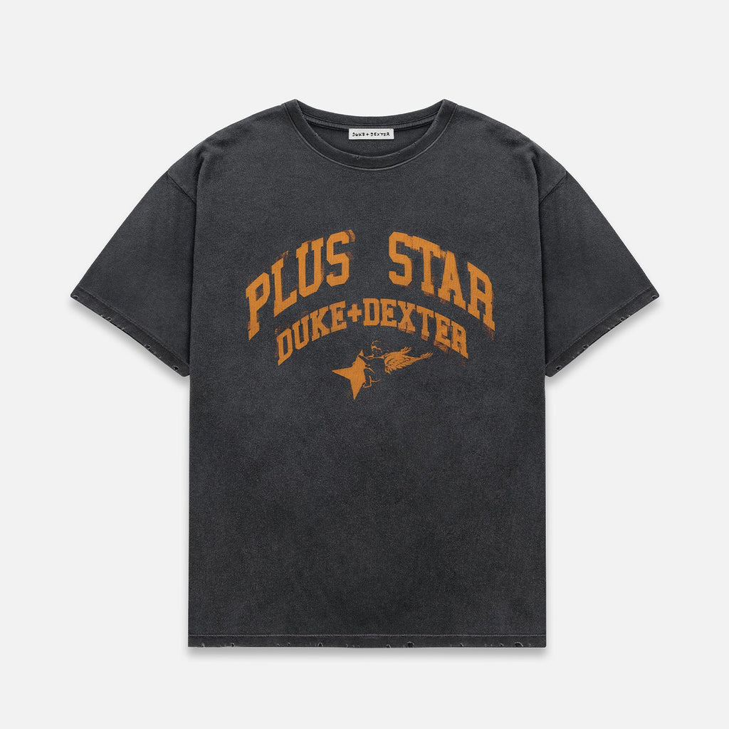 DUKE + DEXTER Vintage Washed Black T-Shirt