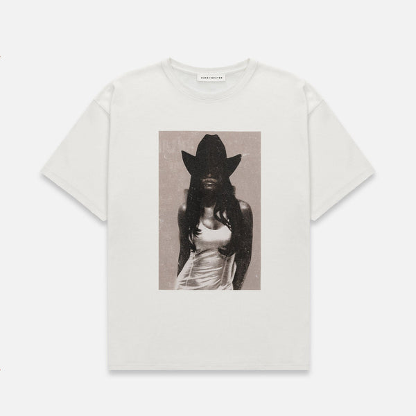 Duke Cowgirl Vintage White T-Shirt