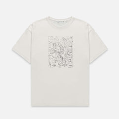 NY Cafe Vintage White T-Shirt