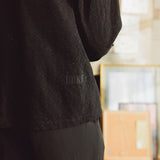 Duke Black Crochet Shirt