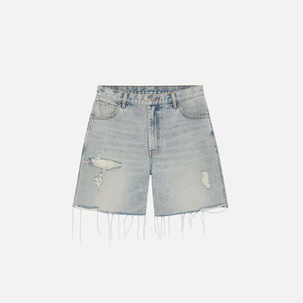 CB Distressed Cut Denim Shorts
