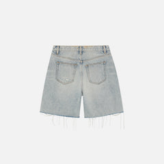 CB Distressed Cut Denim Shorts