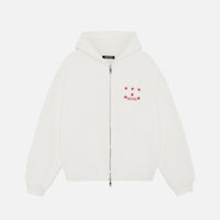 CB Last Temptation White Zipped Hoodie