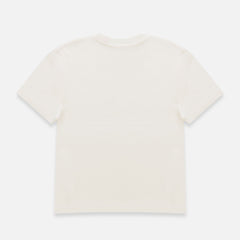 Cherry Vintage White Baby Tee - Women's