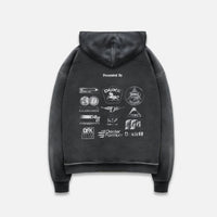 DR3 Sponsors Washed Grey Hoodie