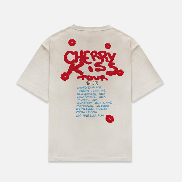 DWT Cherry Kiss Tour Vintage White T-Shirt