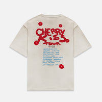 DWT Cherry Kiss Tour Vintage White T-Shirt