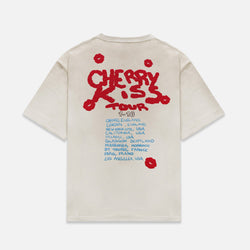 DWT Cherry Kiss Tour Vintage White T-Shirt