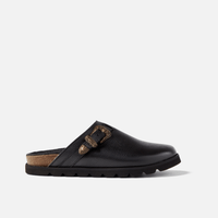 Winston Black Pebble Mule - Women's