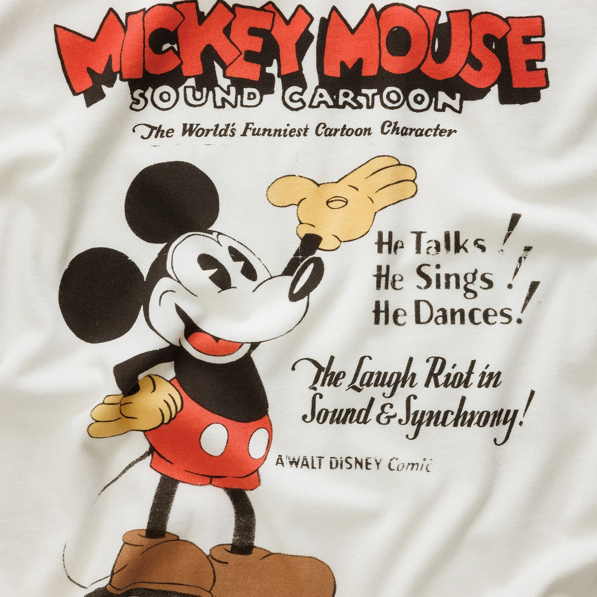 Disney Mickey Mouse Vintage White T-Shirt