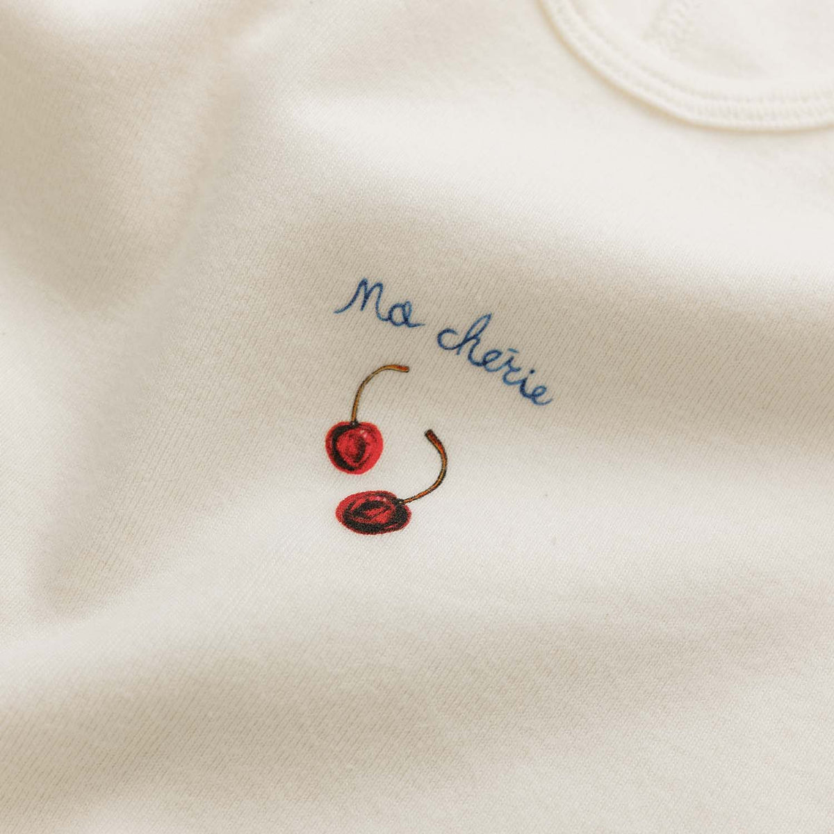 Cherry Vintage White Vest - Women's