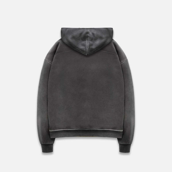 Pin Up Washed Black Hoodie