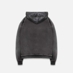 Pin Up Washed Black Hoodie