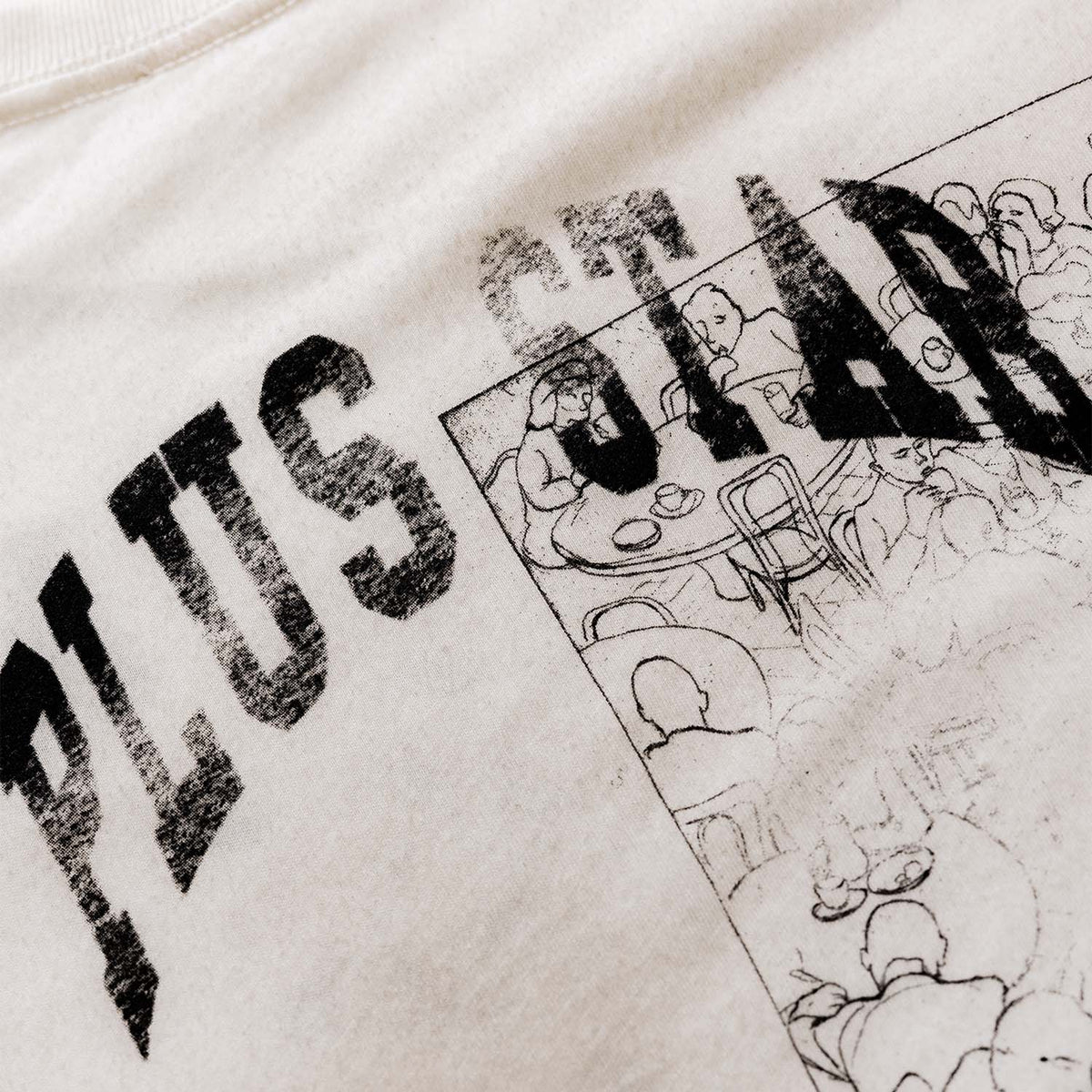 NY Sketch Vintage White T-Shirt